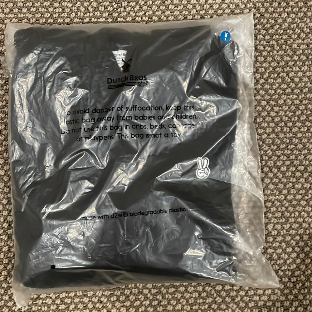 Sealed Dutch bros small black sweatshirt